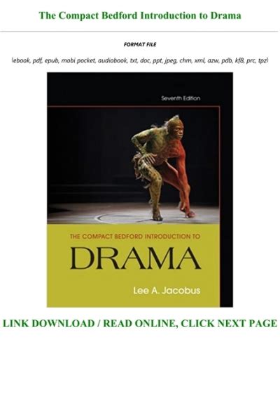Compact Bedford Introduction To Drama 7th Edition pdf PDF