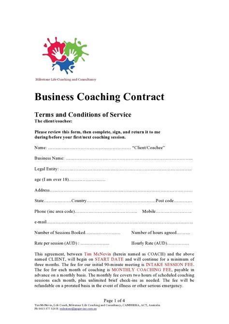 Company Contract Template