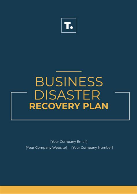 Company Disaster Recovery Plan Template