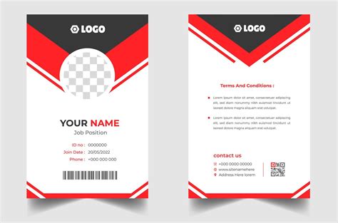 Company Identity Card Template