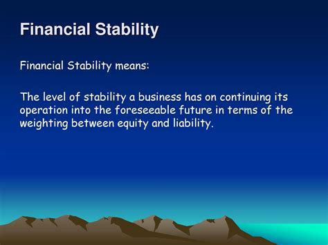 Company Size and Financial Stability