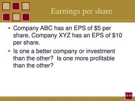 Company XYZ Reports Strong Earnings Per Share