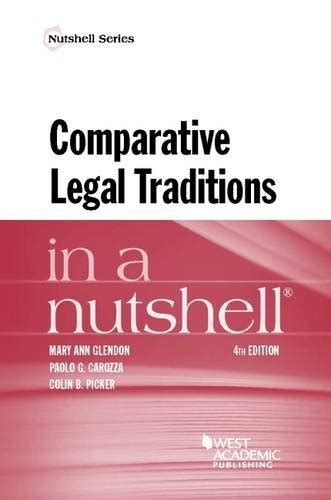 Comparative Legal Traditions in a Nutshell Nutshell Series Kindle Editon