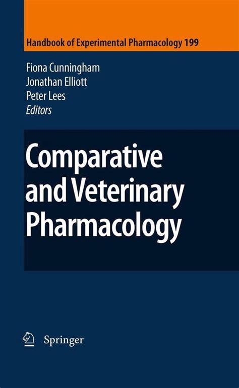 Comparative and Veterinary Pharmacology: Vol 199 Ebook Epub