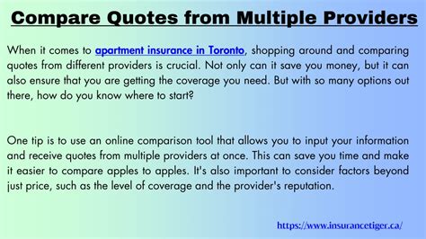 Compare quotes from multiple providers.