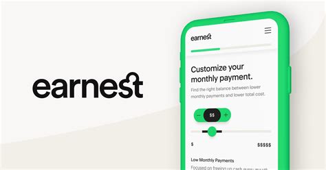 Visual comparison of potential interest rates offered by Ascent Student Loans and Earnest for refinancing