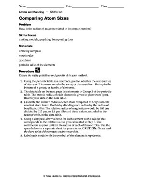 Comparing Atom Sizes Skills Lab Answers Epub