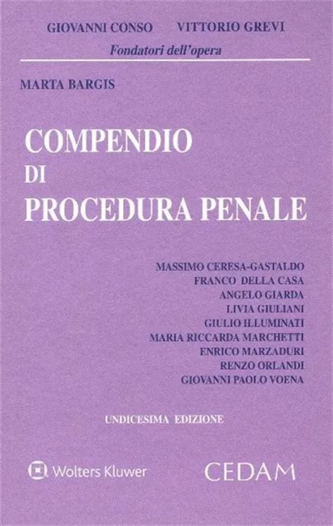 Compendio Procedura Penale Conso Grevi Ebook Epub