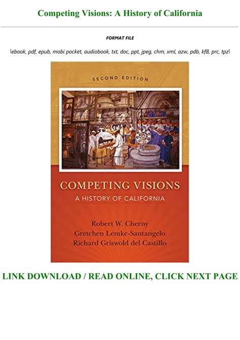 Competing Visions: A History of California [Paperback] Ebook Ebook Reader