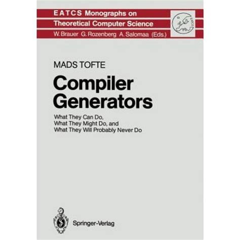 Compiler Generators What they Can Do Epub