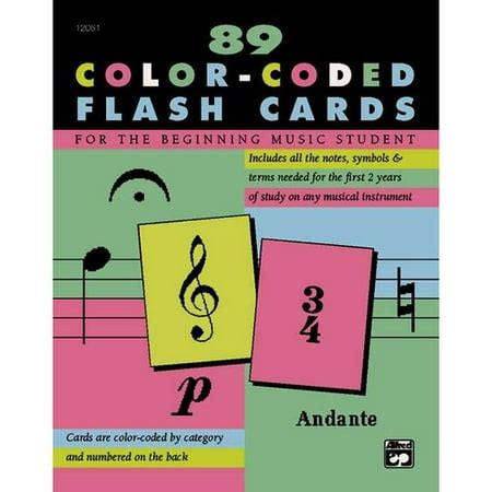 Complete Color Coded Flash Cards for All Beginning Music Students PDF