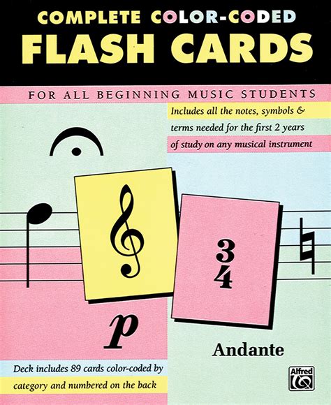 Complete Color Coded Flash Cards for All Beginning Music Students PDF