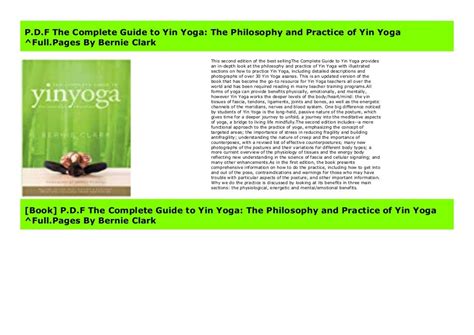 Complete Guide Yin Yoga Philosophy PDF