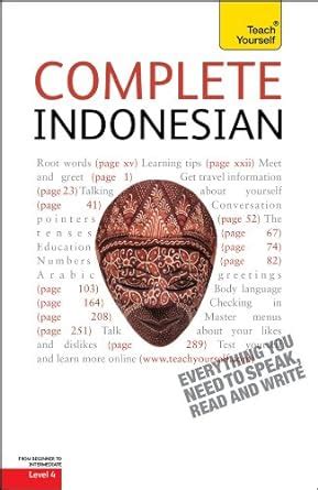 Complete Indonesian A Teach Yourself Guide Kindle Editon