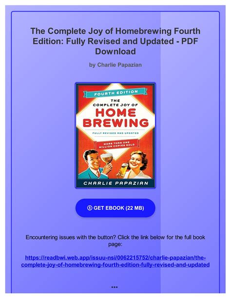 Complete Joy Homebrewing Fourth Revised PDF