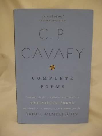 Complete Poems C P Cavafy Kindle Editon