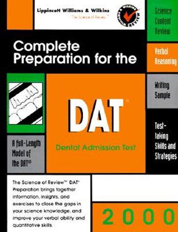 Complete Preparation for the DAT, 2000 Dental Admissions Test Doc