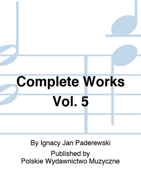 Complete Works Volume 5 PDF