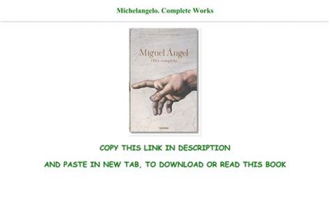 Complete Works of Michelangelo Ebook PDF