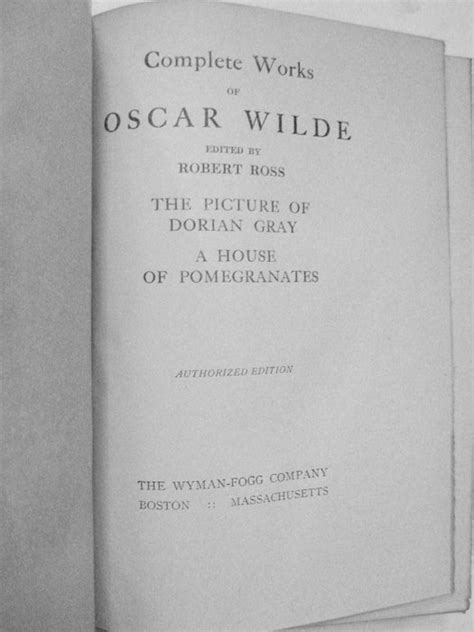 Complete works of Oscar Wilde edited by Robert Ross v101921  Reader