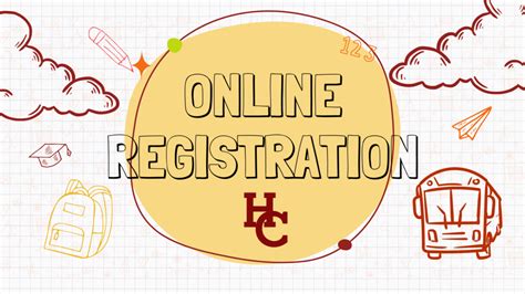 Complete your online registration:
