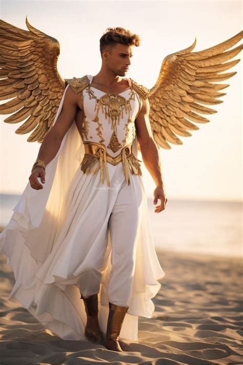 Components of a Male Angel Outfit: