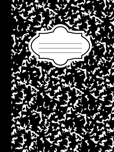 Composition Book Template