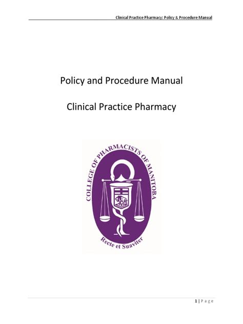 Compounding pharmacy policy and procedure manual Ebook PDF