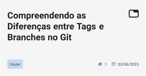 Compreendendo o TAG