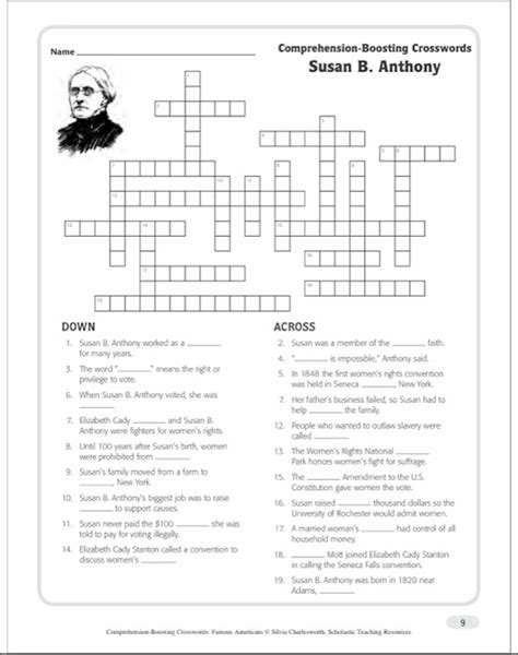 Comprehension Boosting Crosswords Answer Key Reader