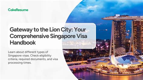 Comprehensive Guide to Obtaining a Singapore Visa in London