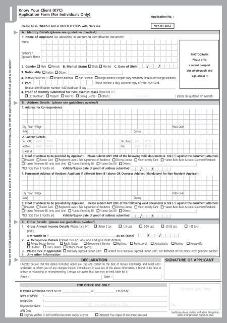 Comprehensive Guide to the Birla Sun Life Mutual Fund Supplementary KYC Form: Navigating Compliance with Ease