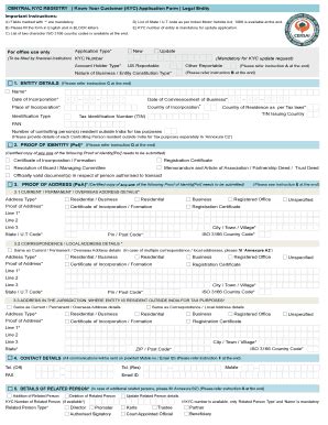 Comprehensive Guide to the Central KYC Form for Individual CERSAI Filers