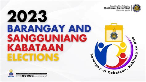 Comprehensive Guide to the Philippine Barangay Election 2023