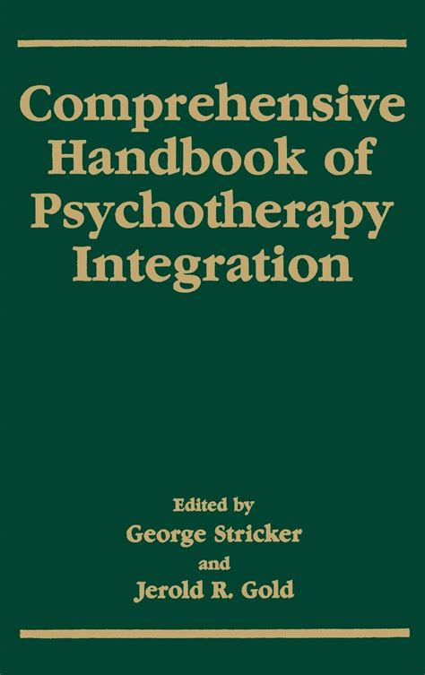 Comprehensive Handbook of Psychotherapy PDF