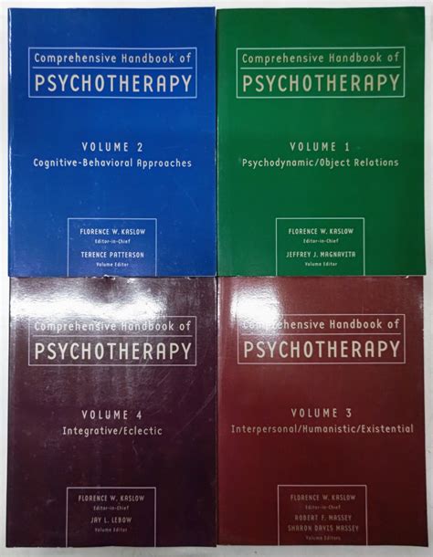 Comprehensive Handbook of Psychotherapy 4 Vols. 1st Edition Epub