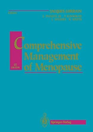 Comprehensive Management of Menopause 1st Edition Doc