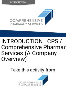 Comprehensive Pharmacy Services: