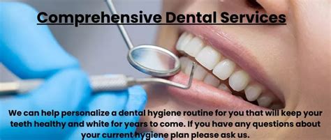 Comprehensive Range of Dental Services