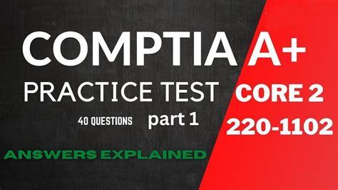 Comptia A Exam Questions And Answers 2014 PDF