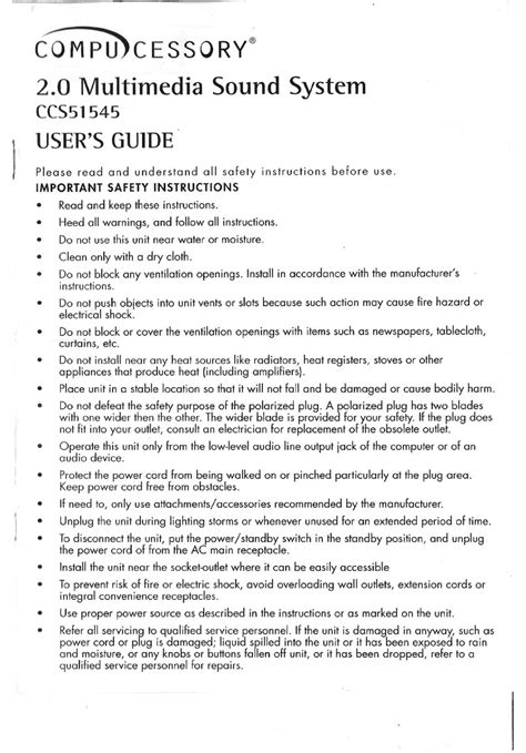 Compucessory Ccs02199 Calculators Owners Manual Ebook Reader