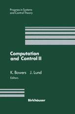 Computation and Control 1990 Conference Proceedings Epub