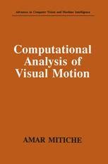 Computational Analysis of Visual Motion 1st Edition Reader