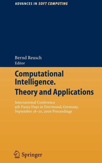Computational Intelligence, Theory and Applications International Conference 9th Fuzzy Days in Dortm Doc