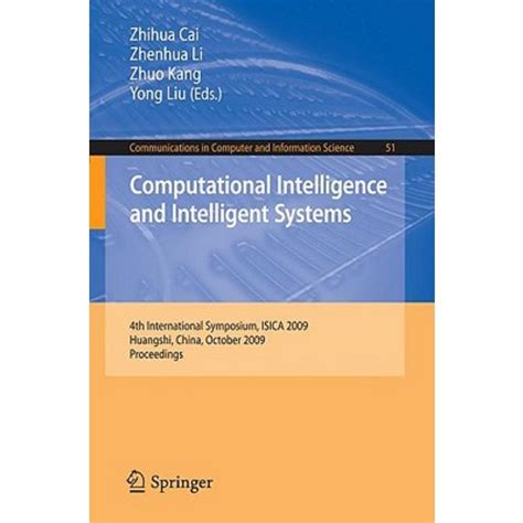 Computational Intelligence and Intelligent Systems 4th International Symposium on Intelligence Compu Kindle Editon