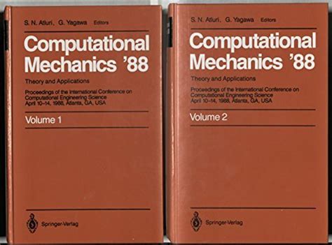Computational Mechanics 88 Theory and Applications : Proceedings of the International Conference o Epub