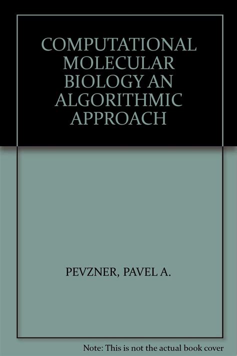 Computational Molecular Biology An Algorithmic Approach Epub