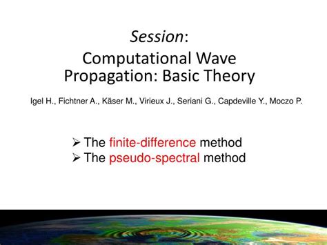 Computational Wave Propagation PDF