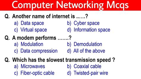 Computer Networking Questions And Answers Reader