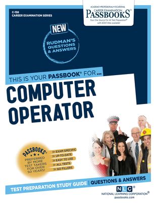 Computer OperatorPassbooks Passbooks for Career Opportunities Doc